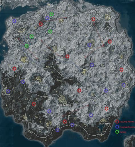 Vikendi security key  The cave is hidden away in the northeastern part of the map, in a small unassuming field